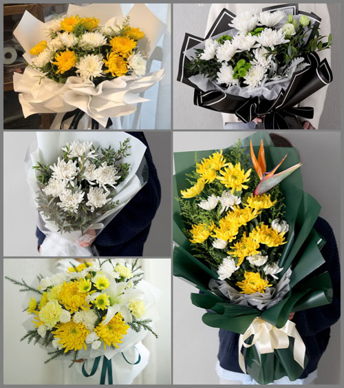广东揭阳市揭东区埔田镇莲花心村白事花束代送